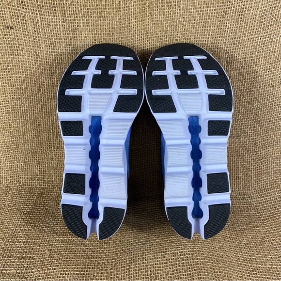 🛑SOLD🛑   ON CLOUD running shoes On Cloudstratus 2.0 blue black cloudtec size 8 - Picture 9 of 10